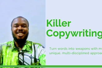 create a unique sales, ad, SEO, and website copywriting