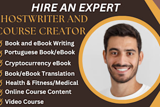 write quality portuguese ebook, ebook writer,portuguese writer,ebook translation