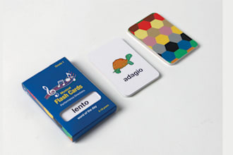 card game design, board game flashcards affirmation, card box design, rulebook