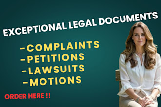 draft motion to dismiss, petition, complaints, attorney, lawsuit, mou