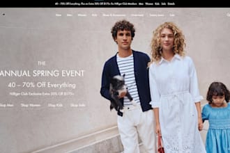 build luxury fashion clothing website, streetwears, designer style online store