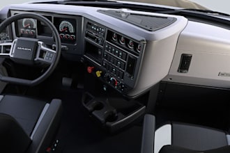 design mack interior, high quality rendering, vehicle dashboard, ue5 game asset
