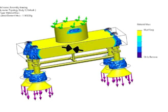 do  topology optimization and structural integrity checks