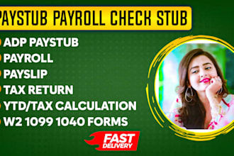 do paystub, w2, 1099 forms, 1120 forms, 1040 forms, 1065 forms and US tax return