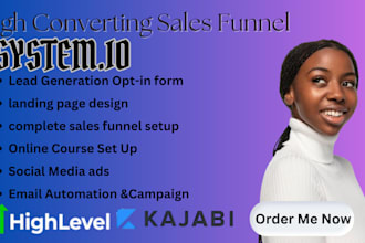 systeme io website, systeme io sales funnel, clickfunnels landing page expert