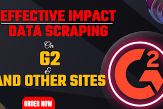 do effective impact and scrape data from g2 and other sites