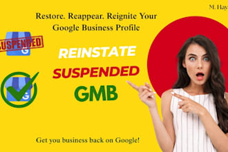 fix google my business suspension and reinstate gmb gbp fast and quick
