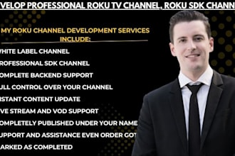 develop professional roku tv channel, roku sdk channel