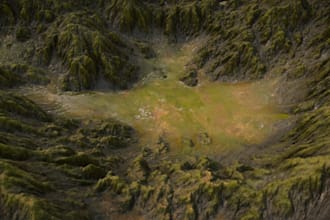 design 3d landcape environment,terrain building ruins,fantasy dnd miniature,stl