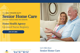 develop homecare website healthcare website medical website