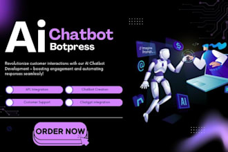 be your personal assistant to develop ai chatbot using botpress manychat open ai