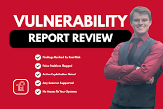 review your nessus or qualys vulnerability scan report
