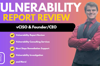 assess your vulnerability scan and provide recommendations on next steps