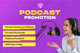 do spotify podcast promotion to boost 500k UK,USA audience get monthly listeners