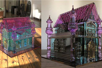 design 3d game asset houses and rendering and as you like