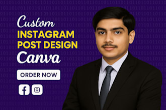 create high engagement instagram post designs using canva