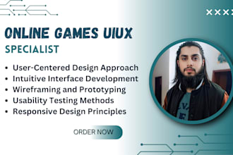 design PC, mobiles, multiplayer roblox, video and unity games creative uiux