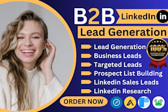 do b2b lead generation and  prospect email list building,