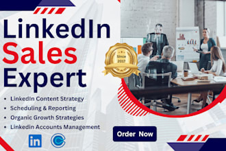 be your linkedin growth specialist and sales closer