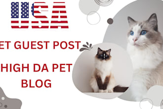 do USA pet guest post with do follow USA pet backlinks on high da petblog