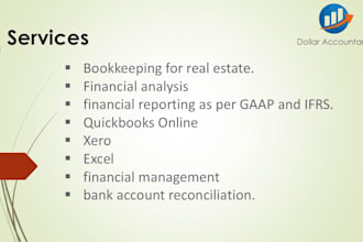 do financial accounting, cost and management accounting, bookkeeping, and excel