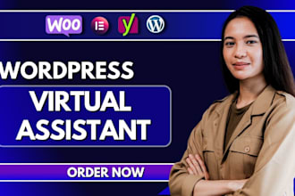 be your wordpress virtual assistant for wordpress website management