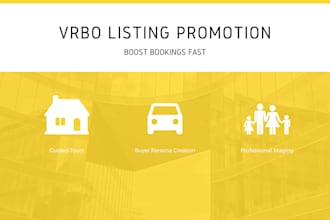 promote airbnb listing, boost bookings, and vrbo marketing