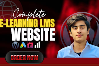 develop learndash wordpress lms website for selling online cources