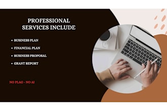 write an investor ready business plan, proposal pitch deck, and financial plan