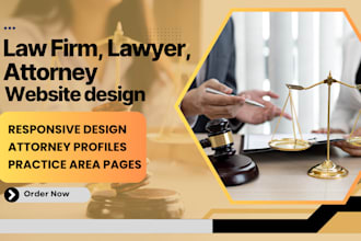 design attorney, lawyer and law firm wordpress website