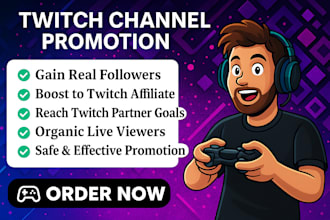 do organic twitch channel promotion live viewers, followers, twitch affiliate