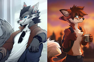 design custom furry anime model avatar sfw nsfsw vr character vtube avatar
