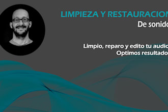 limpia, restaura, recupera, edita y convierte tu audio