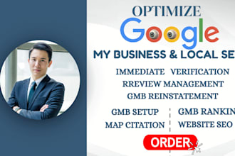 boost and setup your gmb account and local SEO