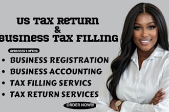 file US tax return for business and individual tax return, form 1120, 1040, 1065