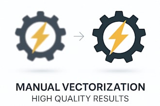 vectorize your logo or image professionally in coreldraw