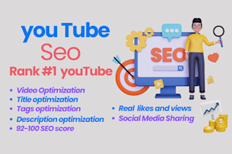 be your better youtube SEO expert for video ranking