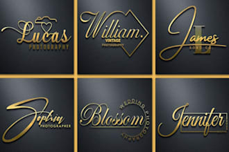 do handwritten signature logo for your brand or name