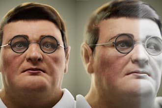 3d realistic character, ue5 digital double, metahuman, human avatar for game