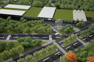 design 3d architectural rendering and short animation clips