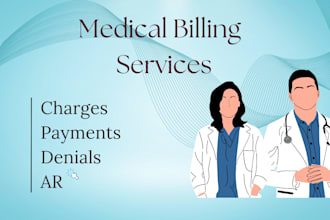 be your reliable medical billing specialist, charge entry and payment posting