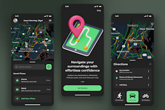 develop a ai gps tracking app, geofencing app, google map app, geolocation app