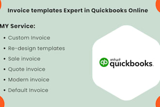 do custom invoices templates on quickbooks online