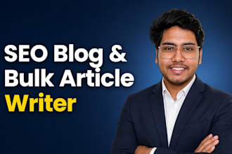 write bulk SEO articles and blog posts for your website