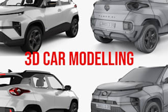 create quality 3d car models for gta fivem car design 3d truck war tank ems