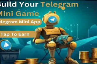 make crypto miniapp webapp game on telegram