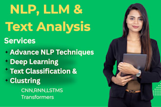 perform nlp, llm tasks, and advanced text analysis using python