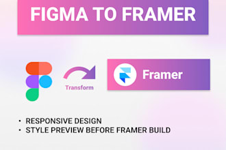 design, convert, developer framer and figma to framer