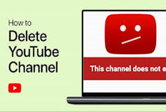 delete youtube channel and negative vid