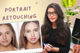 retouch portraits, edit photos, and enhance facial beauty